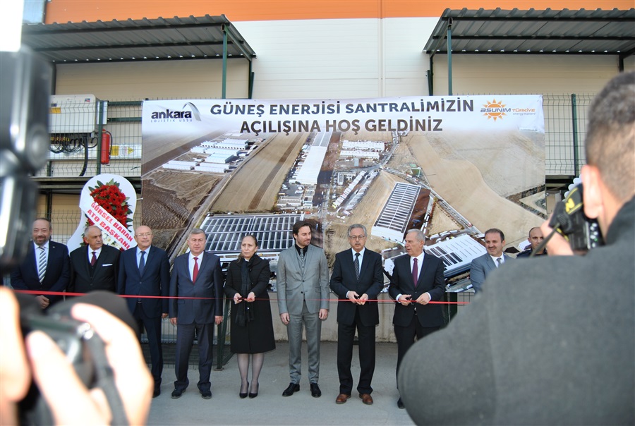 Bölge Müdürümüz Havva EKSİLMEZ, Ankara Lojistik Üssünde GES Açılışına Katıldı.
